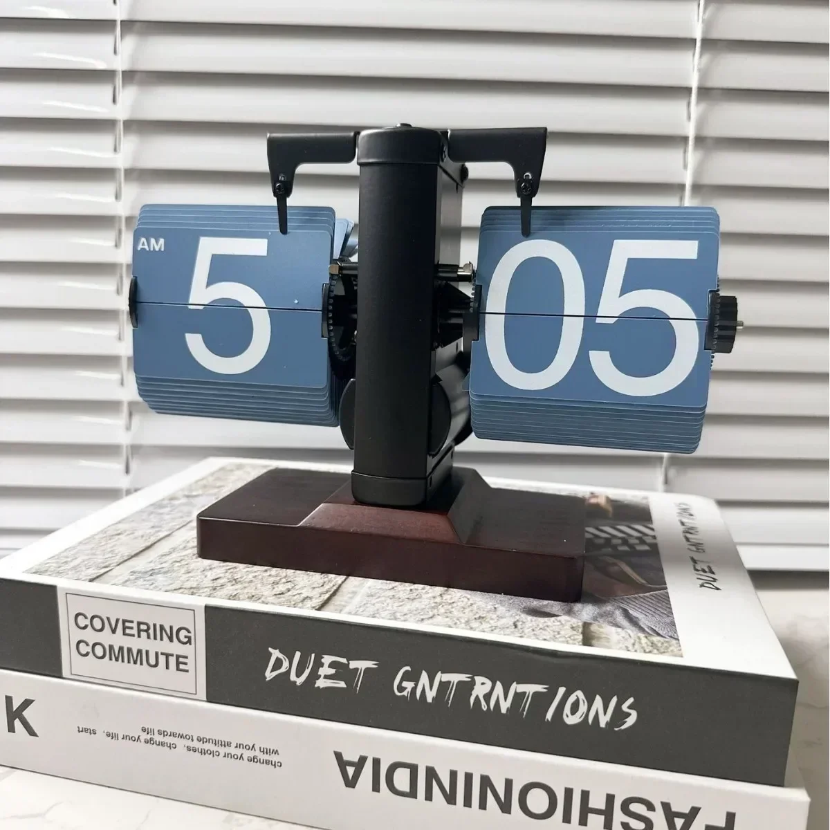 Flip Clock Vintage Desk Clocks Retro Flip Down Clocks-Battery Powered Internal Operated Flip Flop Watch Home & Office Décor 탁상시계 - Image 3